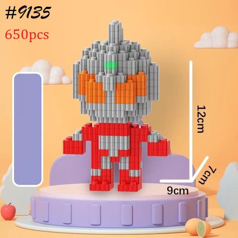 Đồ Chơi Lắp Ráp Mô Hình lle-Go 3D Nhân Vật Hoạt Hình Siêu Nhân Gao - Full Mẫu - Smarttool