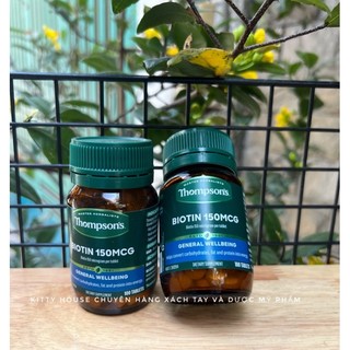 THOMPSON’S BIOTIN 150MCG LỌ 100 VIÊN CHÍNH HÃNG
