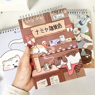 Hình ảnh [Mã ICBFRI15 giảm 15K đơn 99K] Sổ tay vẽ chì, Sketchbook cỡ A5 mèo Nhật_Guden Stationery chính hãng