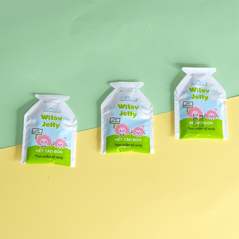 2 Hộp Thạch Táo Bón Wilav Jelly BiCare