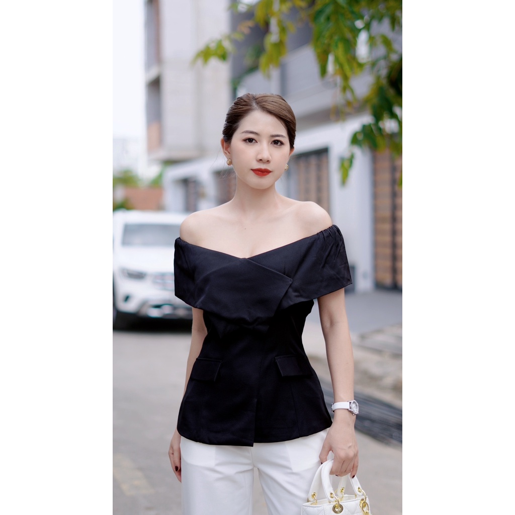 Áo Peplum Trễ Vai Sang Trọng 4YOUNG A2232