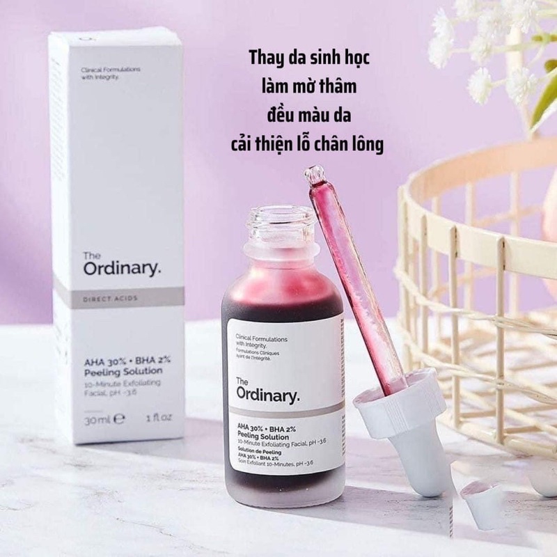 The Ordinary AHA 30%+BHA 2% peeling solution
