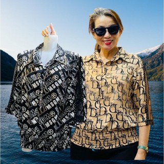 Áo Kiểu Nữ Hàng Quảng Châu Cao Cấp Free size 53-67kg