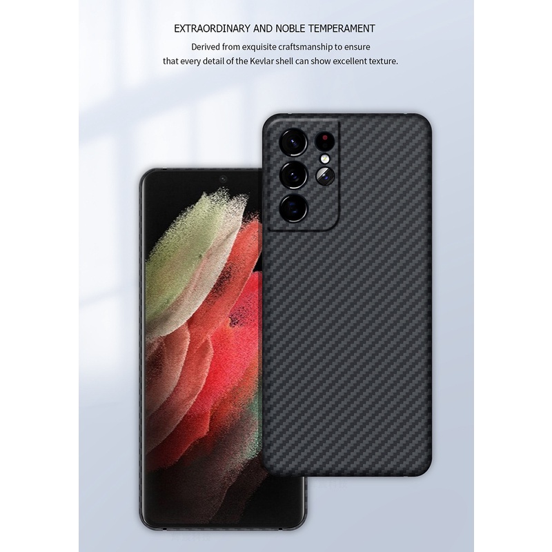 Ốp Điện Thoại Sợi Carbon Chống Rơi Cho Samsung Galaxy S21 S22 Plus S23 Ultra Galaxy S23