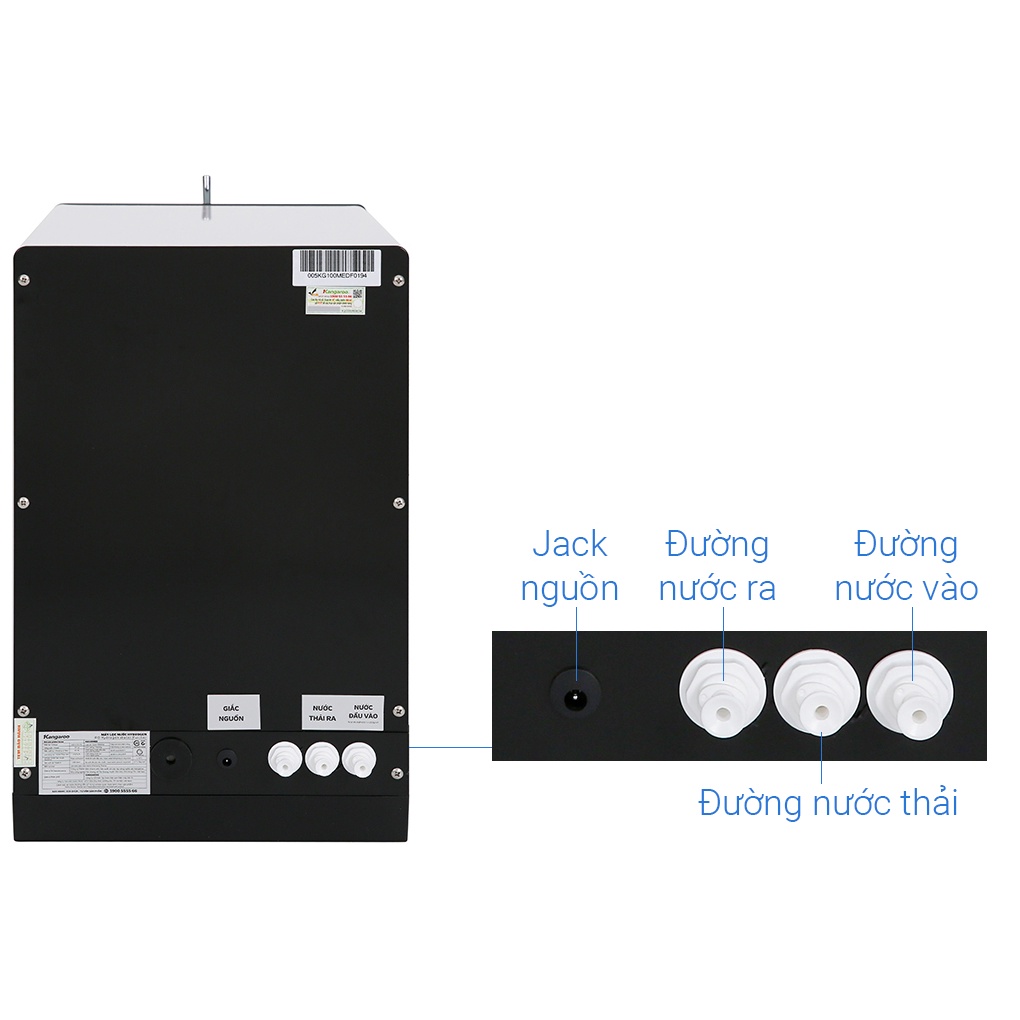 Máy lọc nước RO hydrogen ion kiềm Kangaroo KG100MED - Điện Máy Kho