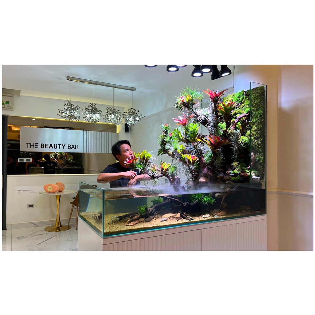 ĐÈN LED RỌI BÁN CẠN WEEK RGB 35W THANH RAY - CHUYÊN DÙNG TRỒNG CÂY BÁN CẠN THỦY SINH, TRANG TRÍ TIỂU CẢNH, SÂN VƯỜN