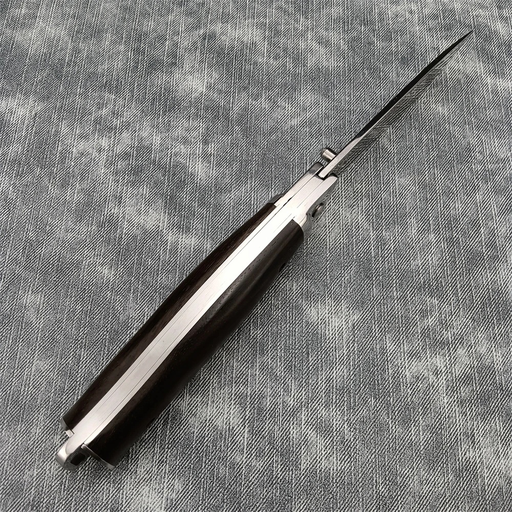 Mới phong cách Nga EDC thép không gỉ gấp túi gỗ xử lý công cụ