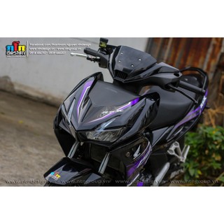 Tem Winner X - mẫu RSX 2023 (Tím Đen)