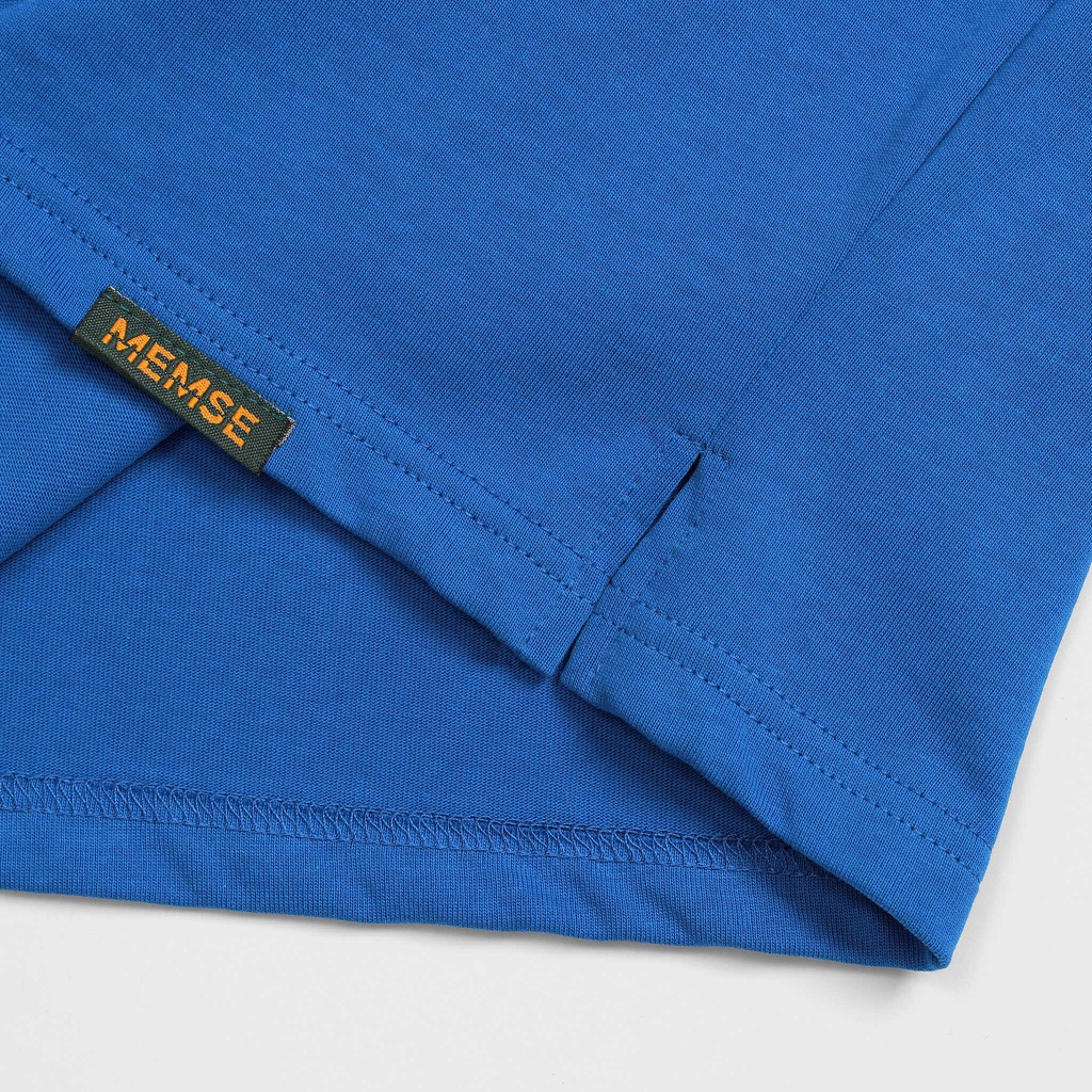 Áo thun tay ngắn cổ tròn trơn màu phối áo thun nam nữ unisex MEMS Rumble raglan