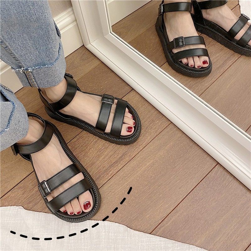 Order sandal Ulzzang dây cài khuy dành cho các bạn gái 2021, hàng quảng châu loại đẹp - CÓ ẢNH THẬT