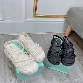 Sandal quai trơn nữ cao 4cm siêu tôn dáng