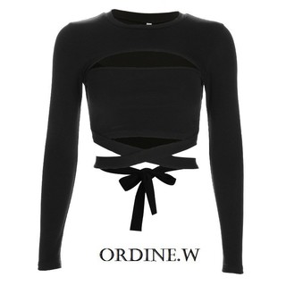 ORDER_áo croptop dài tay ITZY Yuna
