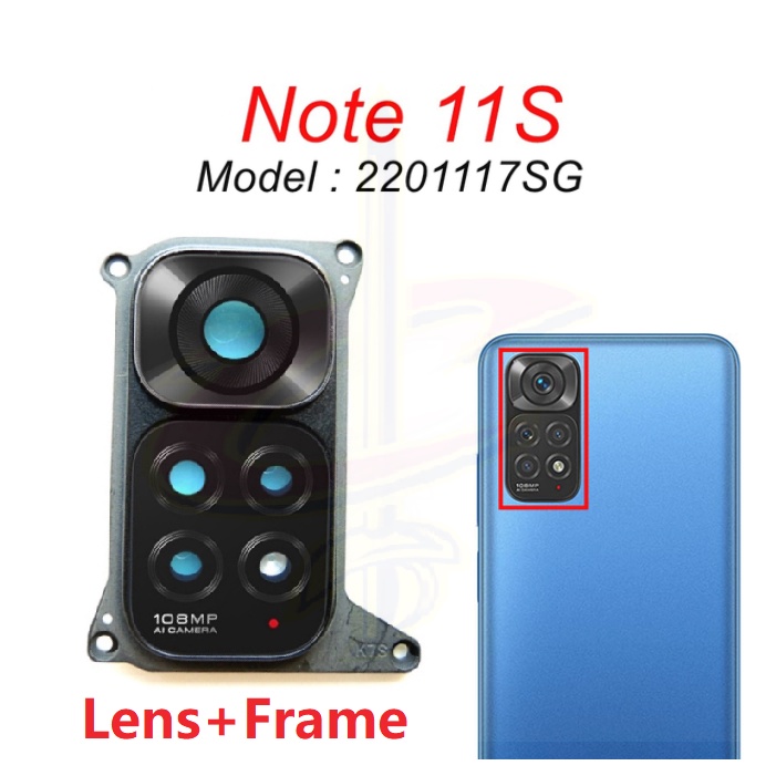 Khung Bảo Vệ Ống Kính Máy Ảnh Thay Thế Chuyên Dụng Cho Redmi Note 11 Pro + 11S
