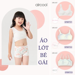 Áo lót cho bé gái vải Cotton mềm mát thoáng co dãn tốt cho bé 8-16 tuổi AIRCOOL-ALBG07