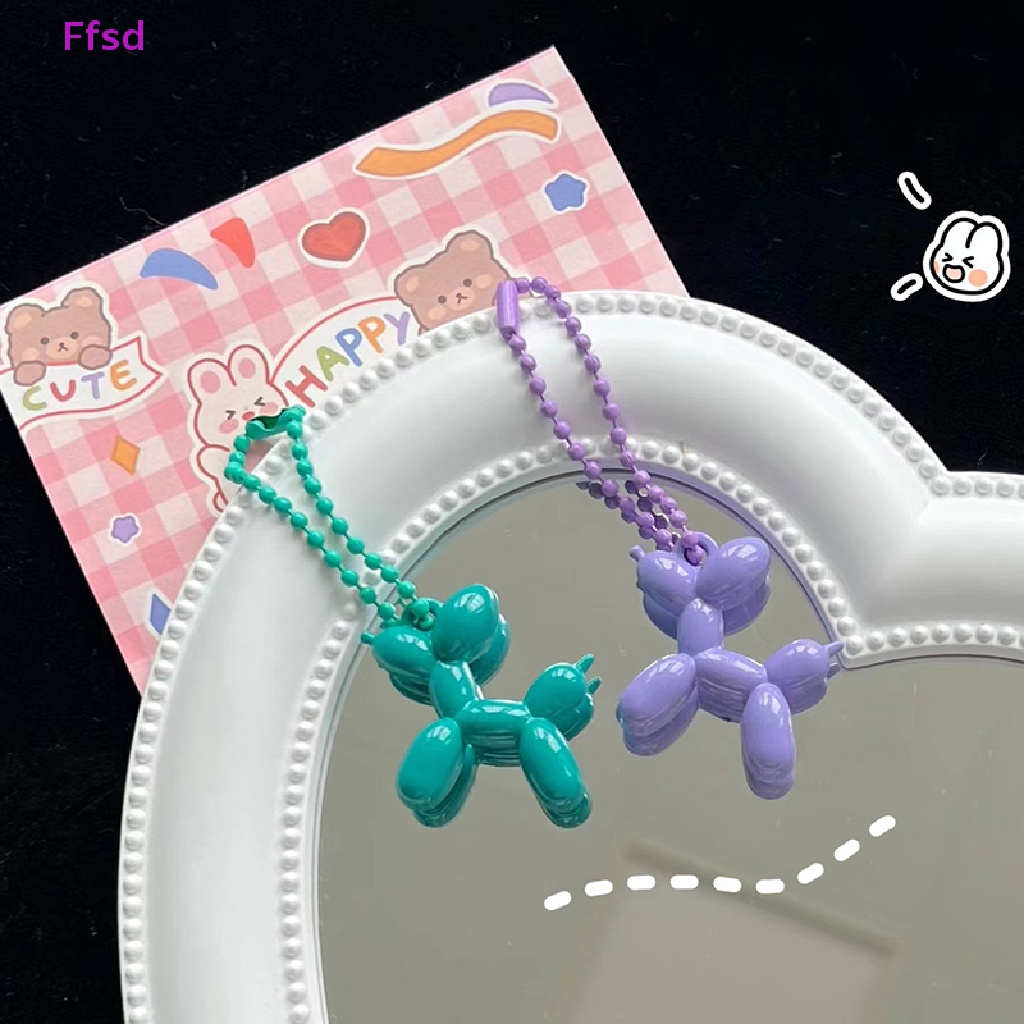 {Ffsd} Móc Khóa Hình Cún Con Hoạt Hình Màu Kẹo Dễ Thương