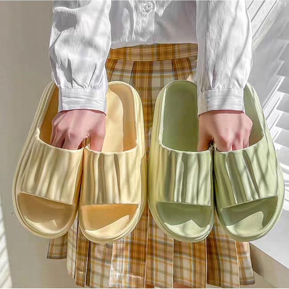 Dép bánh mì CHAO dễ thương bản 2022 - cực nhẹ êm chân - dép quai ngang nữ sang chảnh