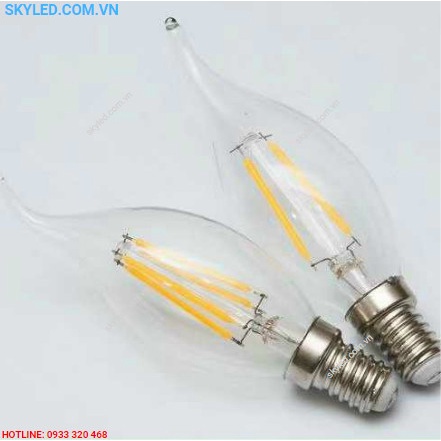 Bóng đèn LED E14 4W. Ánh sáng Vàng