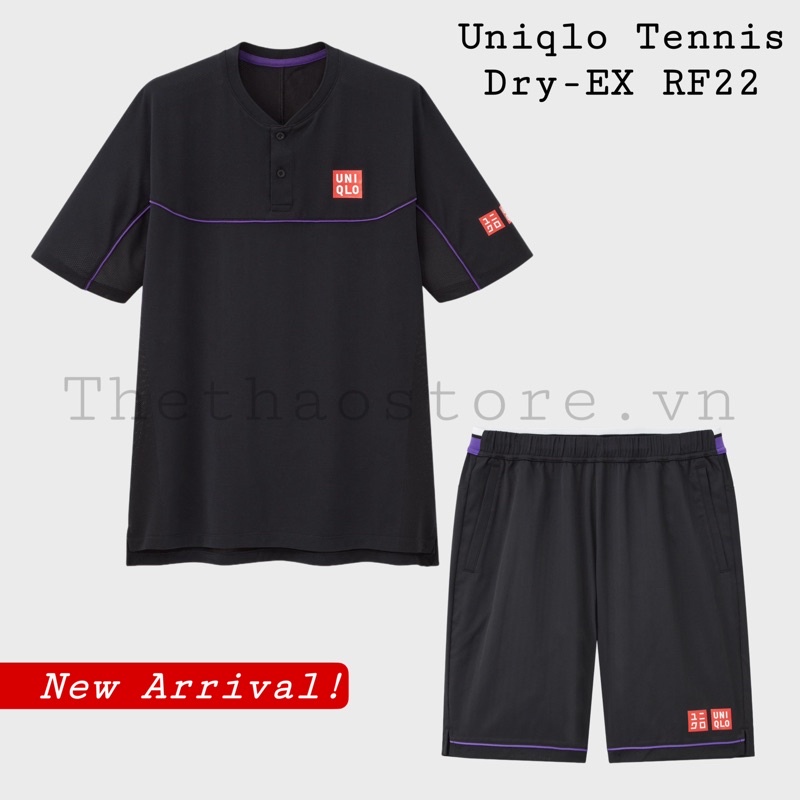 Bộ Quần Áo Thể Thao Uniqlo Tennis Roger Federer