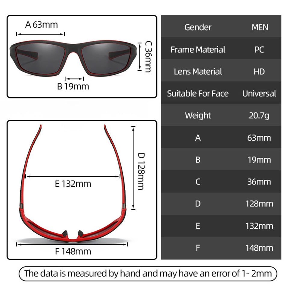 Kính Mát Phân Cực Chống Tia UV400 Phong Cách Thể Thao Thời Trang Mới