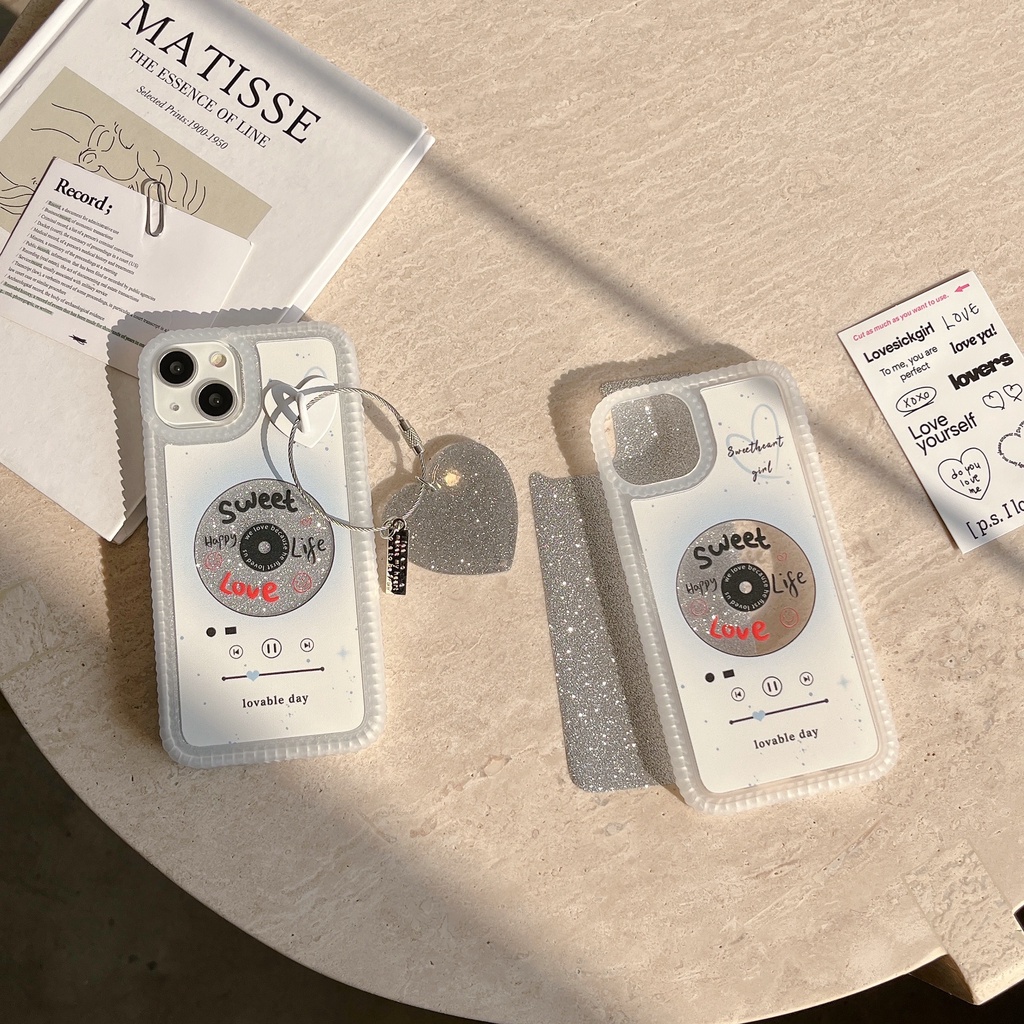 Ốp Điện Thoại Silicon Tpu Mềm Trong Suốt Chống Sốc Lấp Lánh Đơn Giản Bảo Vệ Toàn Diện Cho iPhone 14 13 12 11 Pro Max