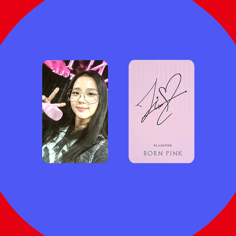 Album Sưu Tầm Thẻ Cao Su Màu Hồng BlackPink Phiên Bản Màu Xám LISA JISOO JENNIE ROSE