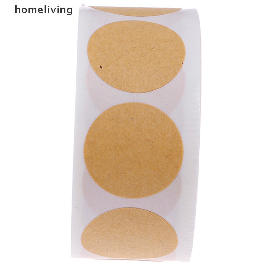 Bộ 500 Nhãn Dán Tròn Rỗng Dùng Trang Trí Đồ Thủ Công DIY