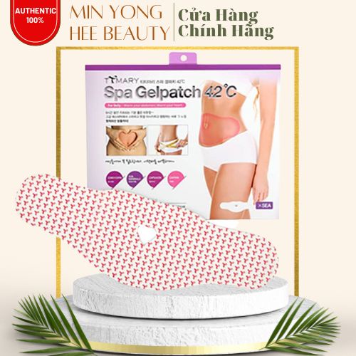 [Hết mỡ bụng 100%_Hàng Auth] Miếng Dán Tan Mỡ Bụng Spa Gel Patch 42°C Hàn Quốc (1 Hộp 5Miếng)