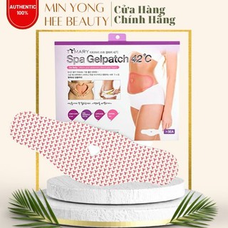 Miếng dán tan mỡ bụng spa gel patch 42°c hàn quốc
