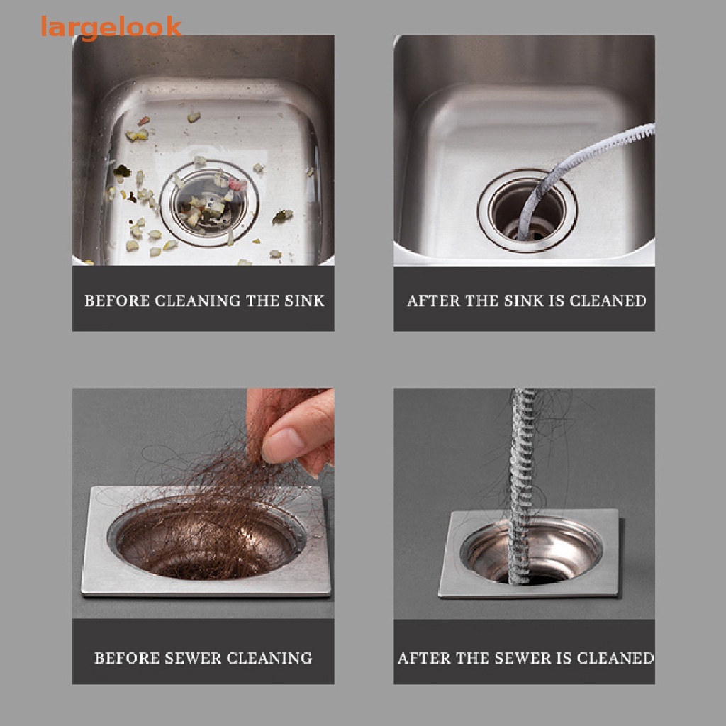 [Biglook] Que Thông Tắc Nghẽn Bồn Rửa Nhà Bếp / Phòng Tắm Uốn Cong Được