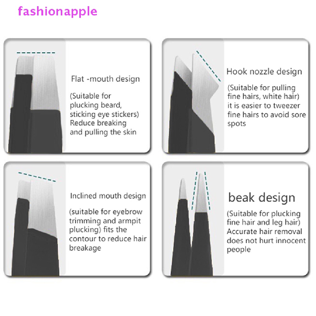 1 Nhíp Nhổ Lông Mày Bằng Thép Không Gỉ