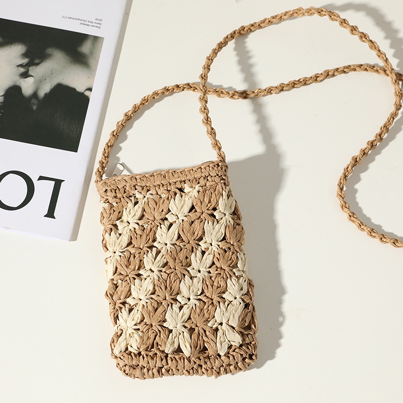 Túi cói mini Bằng Rơm Thời Trang Sành Điệu Cho Nữ