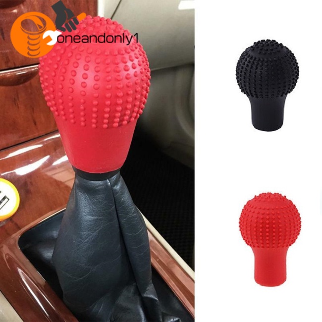 Vỏ Bọc Núm Gạt Cần Gạt Số Xe Hơi Hình Tròn Bằng Silicone Thông Dụng