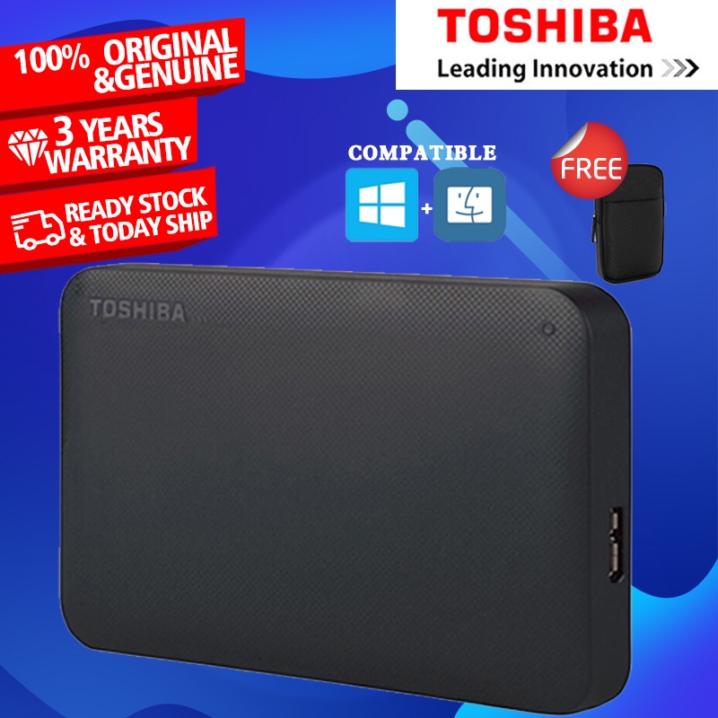 Ổ Cứng Ngoài Toshiba Canvio 1TB / 2TB Hdd USB3.0