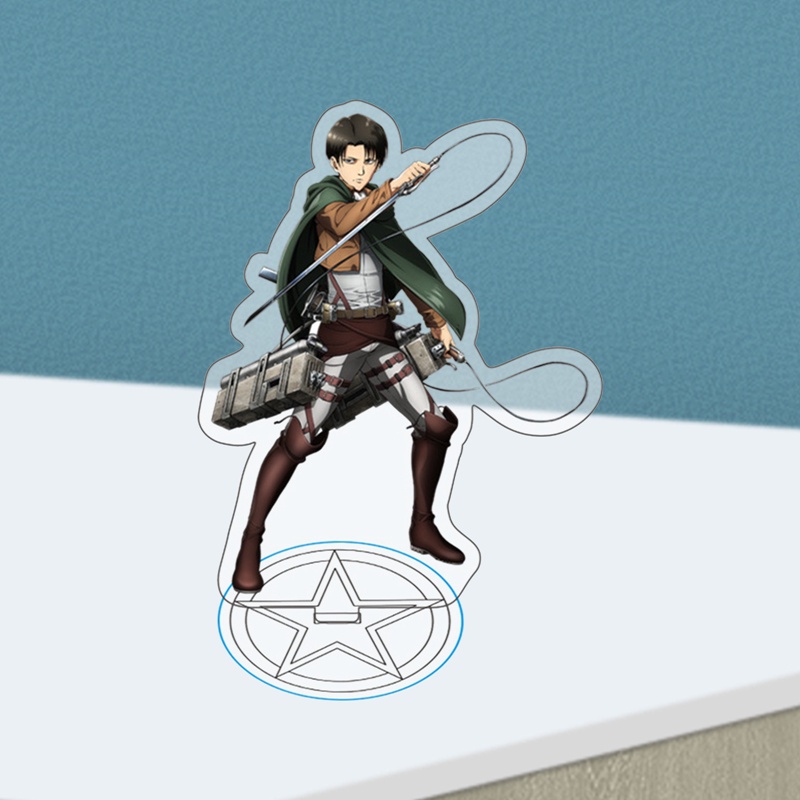 Mô Hình Nhân Vật Shingeki No Kyojin Anime Attack On Titan Đứng Được Để Bàn Trang Trí