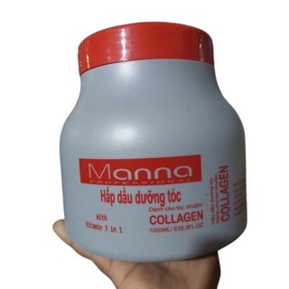 HẤP DẦU DƯỠNG TÓC MANNA ( DÀNH CHO TÓC NHUỘM ) 1000ml