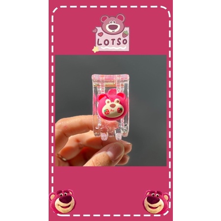 Kẹp càng cua gấu dâu - gấu lotso siêu hot