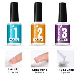 Bộ Bột Nhúng Và Base Top Làm Móng