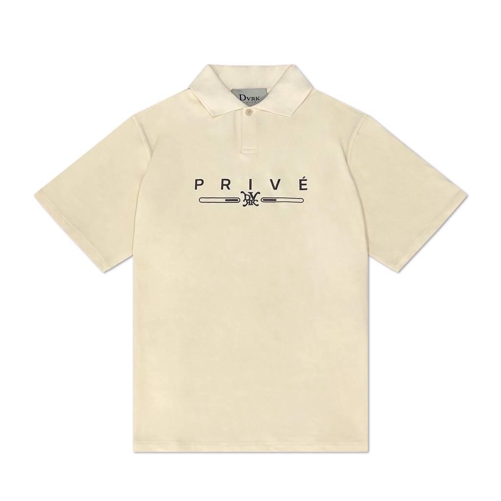 DVRK - Áo Polo Tay Ngắn Privé Logo -DVRK-23SS