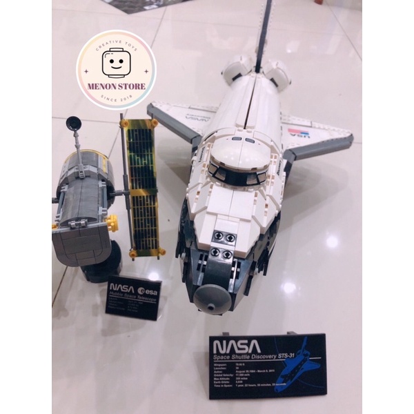 Đồ chơi xếp hình 89889 11002 63001 10283 Mô hình Tàu con thoi Nasa - Xếp hình thông minh