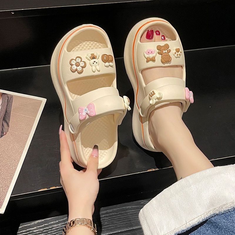 Dép Xỏ Ngón Đế Dày Thiết Kế Mới Thời Trang Dành Cho Nữ