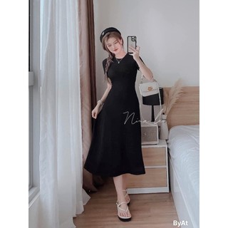 Váy trơn dáng dài Body - Đầm nữ polo dáng Hàn Quốc xẻ tà gợi cảm dạo phố đi chơi đều được - Đầm Maxi Nữ Dáng Dài