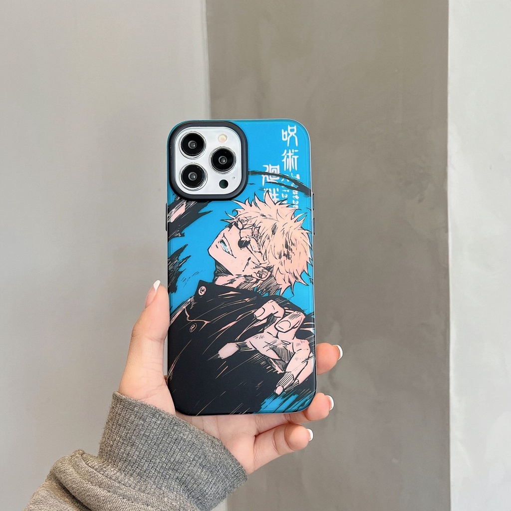Ốp Điện Thoại TPU Chống Sốc Màu Laser In Hình Anime Jujutsu Kaisen Cho iPhone 14 Pro Max 13 Pro Max 12 Pro Max 11 Pro Max