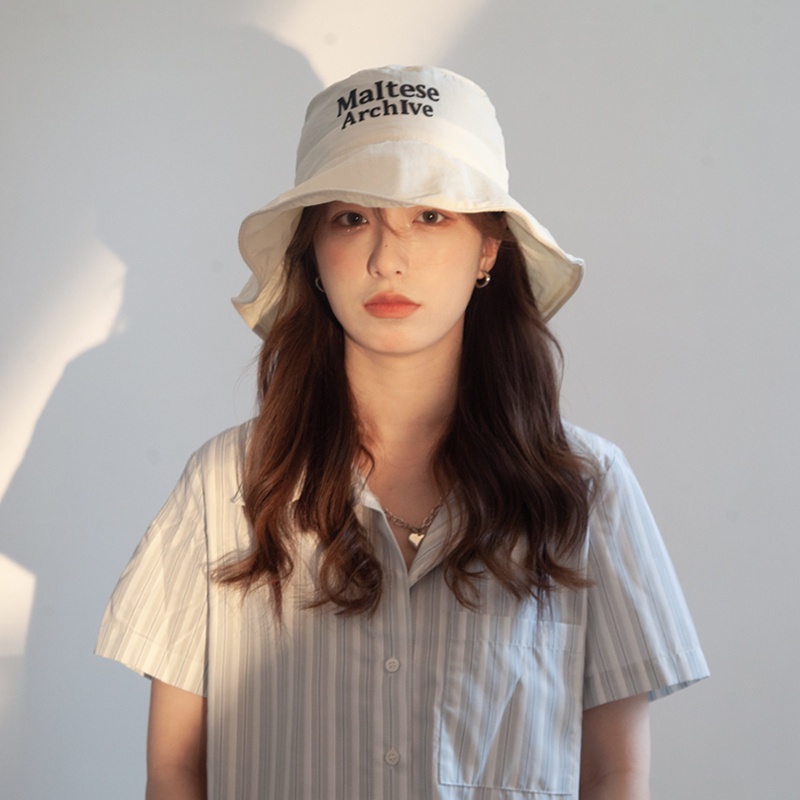 HMH®Mũ bucket vành rộng in chữ cao cấp chất liệu vải mềm mịn cao cấp 2 lớp chống nắng mới