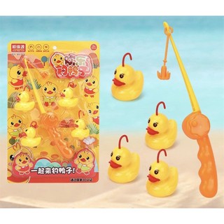 Vỉ đồ chơi câu vịt kèm cần câu nhỏ cho bé câu cá
