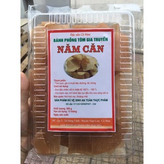 1kg bánh phồng tôm năm căn đặc sản cà mau loại đặc biệt, ăn là nghiền