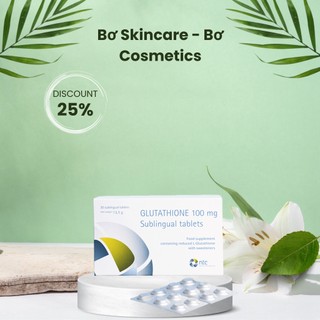 Viên ngậm trắng da Glutathione xuất xứ Ý