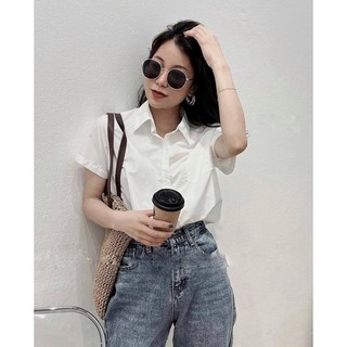 Áo sơ mi uni đi học , đi làm cộc/ dài