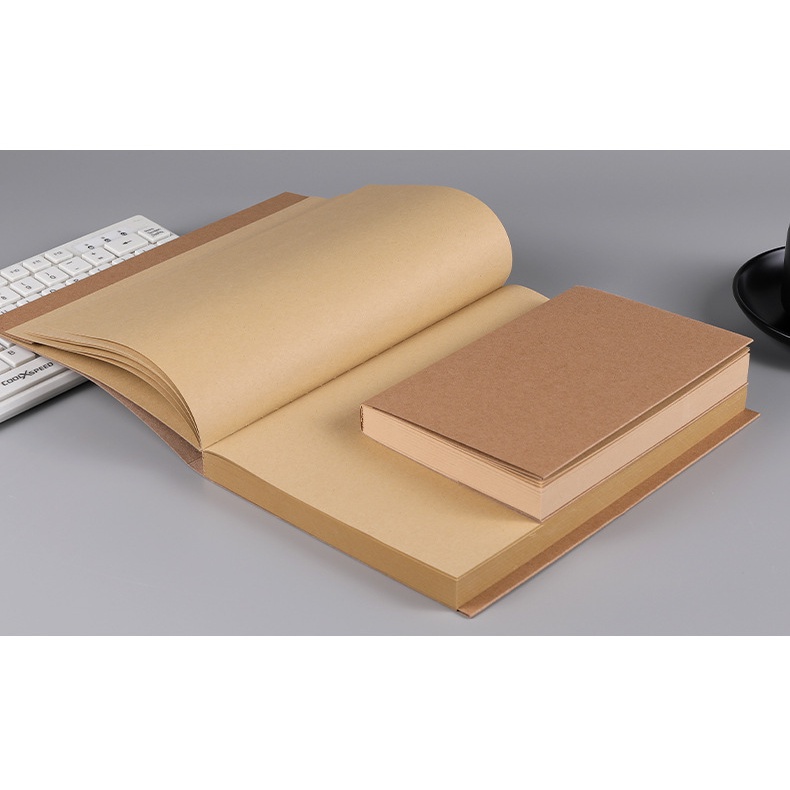 NB27 Sổ tay ghi chú giấy bìa trơn phong cách vintage