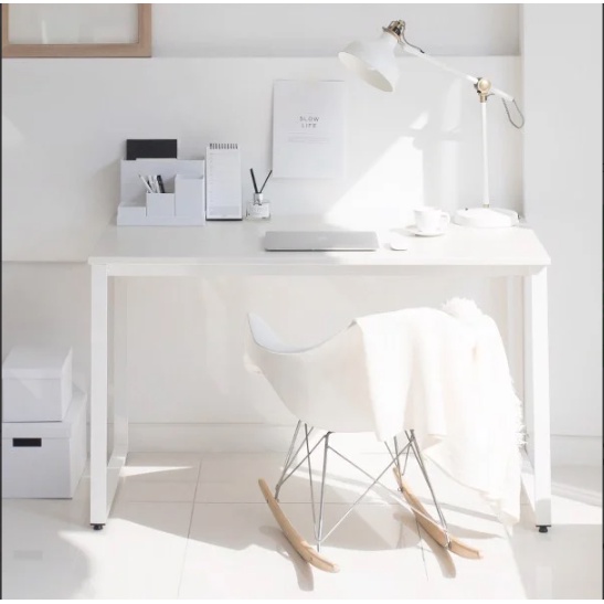 Bàn làm việc kích thước đa dạng màu sắc bắt mắt, Bàn học đa năng có giá sách thông minh tiện lợi S-FURNITURE BLV09