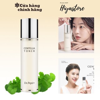 Nước hoa hồng rau má làm dịu da, sáng da, căng bóng da  Dr.Pepti+ CENTELLA TONER Hàn Quốc